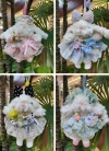 Ear-hanging rabbit keychain plush rabbit doll, Qixi Festival gift plush doll Specification image